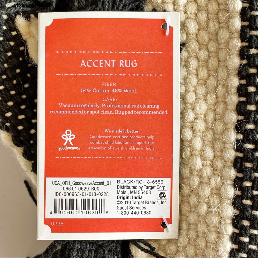 •OPALHOUSE• 2’ x 3’ Sylviidae Stripe Woven Accent Rug - Picture 9 of 15